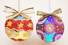 Do your best to make the sections even. Cd Christmas Ornament Kids Crafts Fun Craft Ideas Firstpalette Com