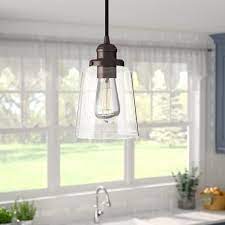 Though It May Be Small In Size It Measures Just 9 25 H X 6 W X 6 D This 1 Light Sink Pendant Lights Traditional Pendant Lighting Above Sink Lighting