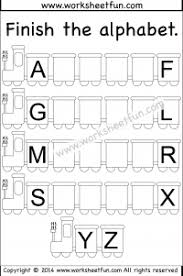 Letters Missing Letters Free Printable Worksheets