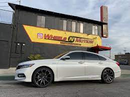 Maybe you would like to learn more about one of these? White Diamond Wheels American Racing Wheels Honda Accord Pirelli Tires