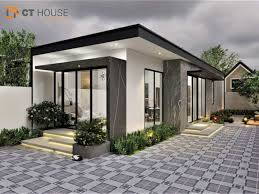 Mẫu thiết kế nhà cấp 4 tiện nghi, hiện đại, diện tích 85m2 - CT HOUSE