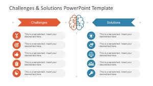 Challenges Solution Powerpoint Template Powerpoint Slide