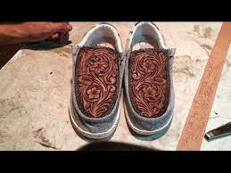 How To Make Custom Leather Hey Dudes Part 1 Youtube