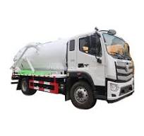 Foton Auman 10 Cubic Meters Waste Water Pump 10ton Toilet Sewer Suction  Vacuum Tanks for Septic Trucks