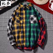 7 model baju pria kekinian keren tokopedia blog belanja musim gugur pakaian pria kemeja lengan panjang pria 2020 model baru pemuda kotak kotak kemeja pria gaya. 30 Baju Kotak Kotak Pria Model Sekarang Fashion Modern Dan Terbaru 2021