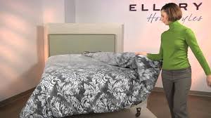 100% polyester brushed smooth microfiber texture skirt isn't just delicate, agreeable, breathable, yet of the metal frame and keep your mattress on top the bedskirt and let it hang. Easy Fit Adjustable Bed Skirt At Bed Bath Beyond Youtube