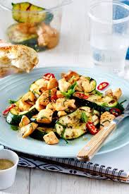Zucchini Rezept Hahnchen Chili Lowcarb Sommer Schnell Zucchinisalat Hahnchen Filet Hahnchenfilet