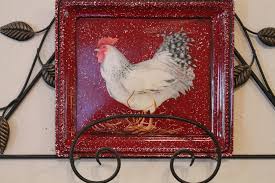 ceramic rooster kitchen decor