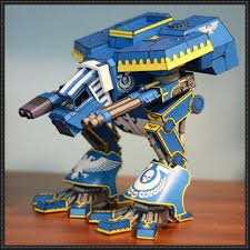Warhammer 40k Legio Astorum Mars Pattern Warhound Class Titan Free Paper Model Download Http Www Papercraftsqu Free Paper Models Paper Models Paper Tanks