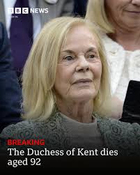 The Duchess of Kent has died at the age of 92, Buckingham Palace has  announced. More here: https://bbc.in/41Gh0kF