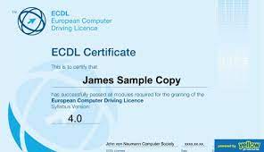 Extended and improved manual question and test bases; Ecdl European Computer Driving Licence