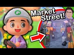 Amazing Market Street Design In Animal Crossing New Horizons Youtube Animal Crossing Animals Animal Games