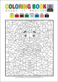 Print a worksheet about colours. Math Addition And Subtraction Up To 20 Color By Number In 2021 Math Coloring Worksheets Math Coloring Color Worksheets