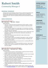 Experience managing and growing a team of equivalent scope. Community Manager Resume Samples Qwikresume