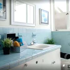 Vintage Blue Tile Bathroom Design Grey Subway Tile Shower Blue Glass For Bathroom Picture Tiles Fasci Blue Bathroom Tile Tile Bathroom Blue Tile Bathroom Floor