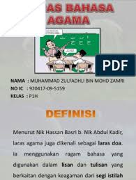 Check spelling or type a new query. Laras Bahasa Agama