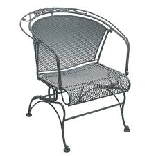 Dining chair cushions add a cozy touch to outdoor furniture, too. Woodard Briarwood Wrought Iron Coil Spring Barrel Chair 400088
