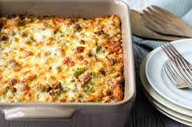Gently whisk eggs, milk and salt and pepper together. Best Sausage And Egg Breakfast Casserole Make Ahead Recipe The Worktop