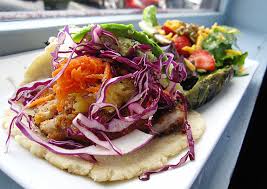To serve, place fried fish in a tortilla, and top with shredded cabbage, and white sauce. 5 Great Fish Tacos To Eat In San Antonio Restaurants Now For Lent With Fish Lonja Topping The List