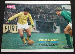 POSTER BLANCHET FC NANTES POLNY ASSE ST ETIENNE CHAMPIONNAT DE FRANCE  1966-67