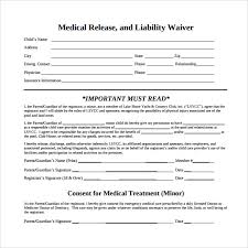 Free 10 Medical Waiver Forms In Pdf Ms Word