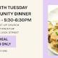 Free Fourth Tuesday Community Dinner at First event image