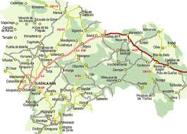 Imagen por satélite de fuentes de la alcarria Mapa De Carreteras De La Provincia De Guadalajara Gifex