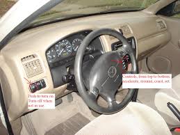 Aracınıza cruise control (cc) takılabiliyor mu? Mazda Protege Questions How Do You Operate The Cruise Control Each Time I Go In The Car Shoul Cargurus