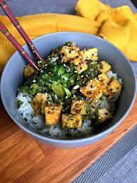 Soy Sauce Tofu Broccoli Bowl Vegan Recipe Tofu Recipes Tofu Recipes Vegan Tofu