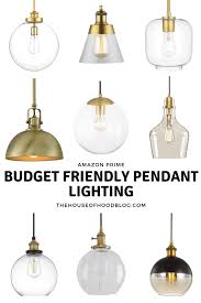 Brushed Gold Budget Friendly Pendant Lighting In 2020 Gold Pendant Lighting Gold Pendant Light Kitchen Brass Pendant Lights Kitchen