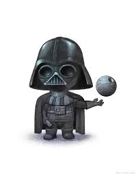 11x14 Baby Dark Cloak Kid With A Dented Ball Color Print Signed By The Artist Will Terry In 2021 Star Wars Fan Art Darth Vader Drawing Star Wars Wallpaper