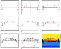 To start this lesson on how to draw a bridge you will need to draw some guidelines and shapes. How To Draw A Bridge Art Projects For Kids