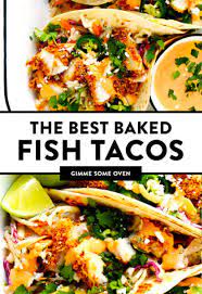 Bake until the fish is cooked through and the breading is golden brown and crisp, about 10 minutes. Crispy Baked Fish Tacos Gimme Some Oven