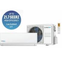 Ductless Mini Split System, Outdoor Unit, 9,000 BTU, 115V, 1 PH, 21.5 SEER