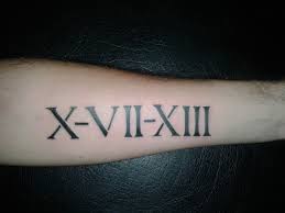 Puedes escoger tu número preferido, una fecha, número de la suerte y secreto. Tattoo Brazalete Numeros Romanos Novocom Top