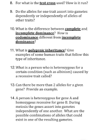 A dominant allele masks the traits specified by a recessive allele. Solved 2 There Are Dominant And Recessive Alleles What Chegg Com