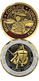 Armor Of God Soldier Challenge Coin Military Challenge Coins Army Challenge Coins Challenge Coins