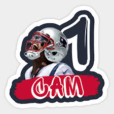 Set yourself a cam newton nfl wallpapers & backgrounds opozorilo: Cam Newton New England Patriots Cam Newton Sticker Teepublic
