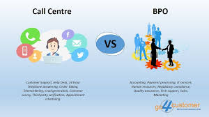 Difference Between Call Centre And Bpo Business Process Outsourcing Call Center Bpo