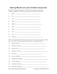 Mixed ionic/covalent compound naming (pdf) lab 12: Naming Compounds Practice Worksheet Promotiontablecovers