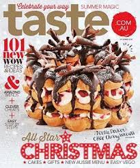 Taste Com Au Magazines December 2015 Christmas Cherry Wreath Christmas Cooking Xmas Food Desserts