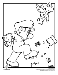 Super mario koopa wario toad coloring pages. Mario Game Coloring Page Coloring Home
