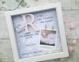 New Baby Gift Present For New Baby Baby Birth Gift Etsy Baby Gifts Baby Christening Gifts Baby Frame