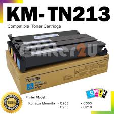 7,617 drivers total last updated: Konica Minolta Bizhub C200 C203 C353 Black Toner Cartridge Tn213 Tn 213k C253 Akamapp Ir