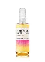 Happy Vibes Travel Size Fine Fragrance Mist Bath And Body Works Bath And Body Works Happy Vibes Fragrance Mist