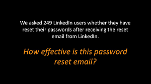 Im Too Busy To Reset My Linkedin Password