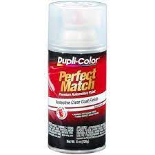 A paint job on a car involves more than spraying paint on the car's surface. Dupli Color Perfect Match Touch Up Paint Clear Top Coat