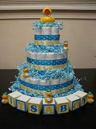 Rubber Ducky Diaper Cake Baby Showers Pinterest Baby Shower Cakes Baby Shower Duck Baby Shower Diaper Cake