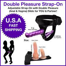 Strap-on Dildo Double Pleasure Dong Female Sex Toys for Adult Lesbian  Couple | eBay