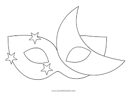 Maschera Di Carnevale Con Luna E Stelle Decorazioni Carnevale Carnevale Maschere